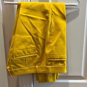 Sloan crop mustard pant